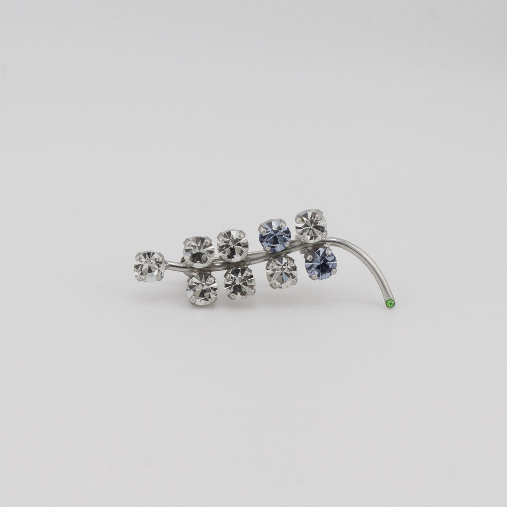 Crystal Sprig of Hope Pin