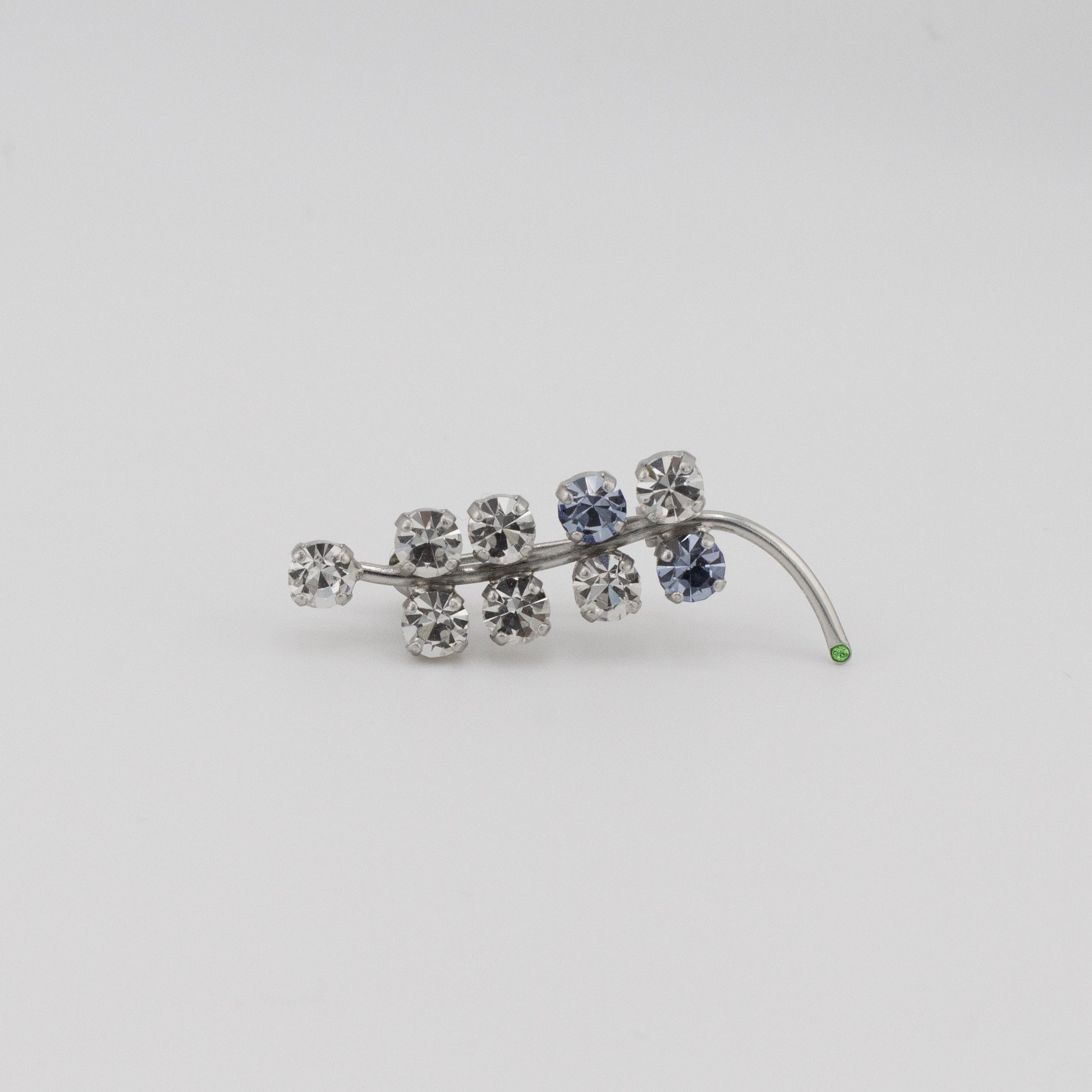 Crystal Sprig of Hope Pin