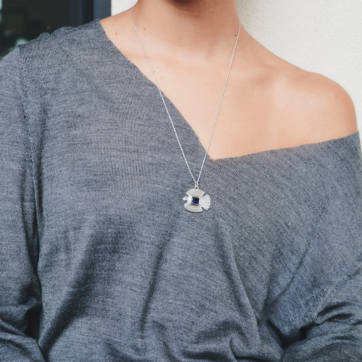 Silver Angel Dove Pendant