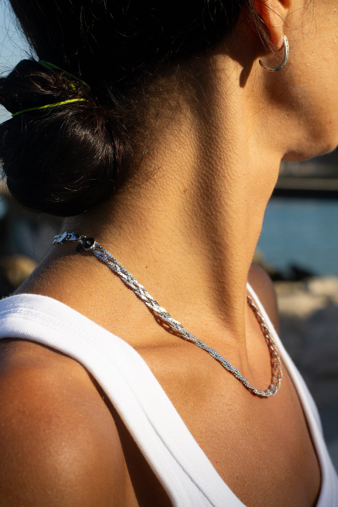 Woven S-Link Chain Necklace