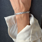 Woven S-Link Chain Bracelet