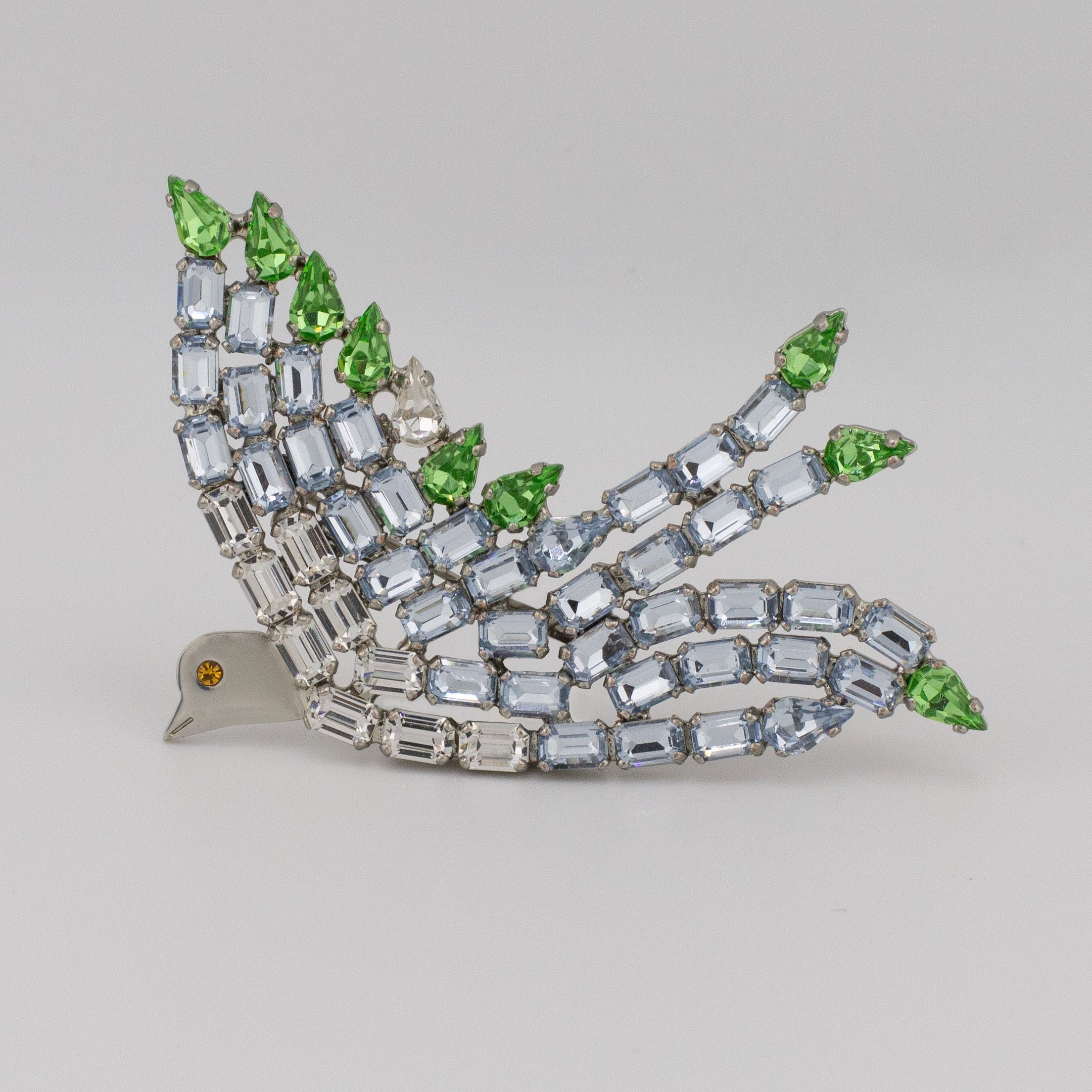 Sky Blue Dove Brooch