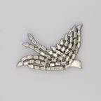 Rose Dove Brooch