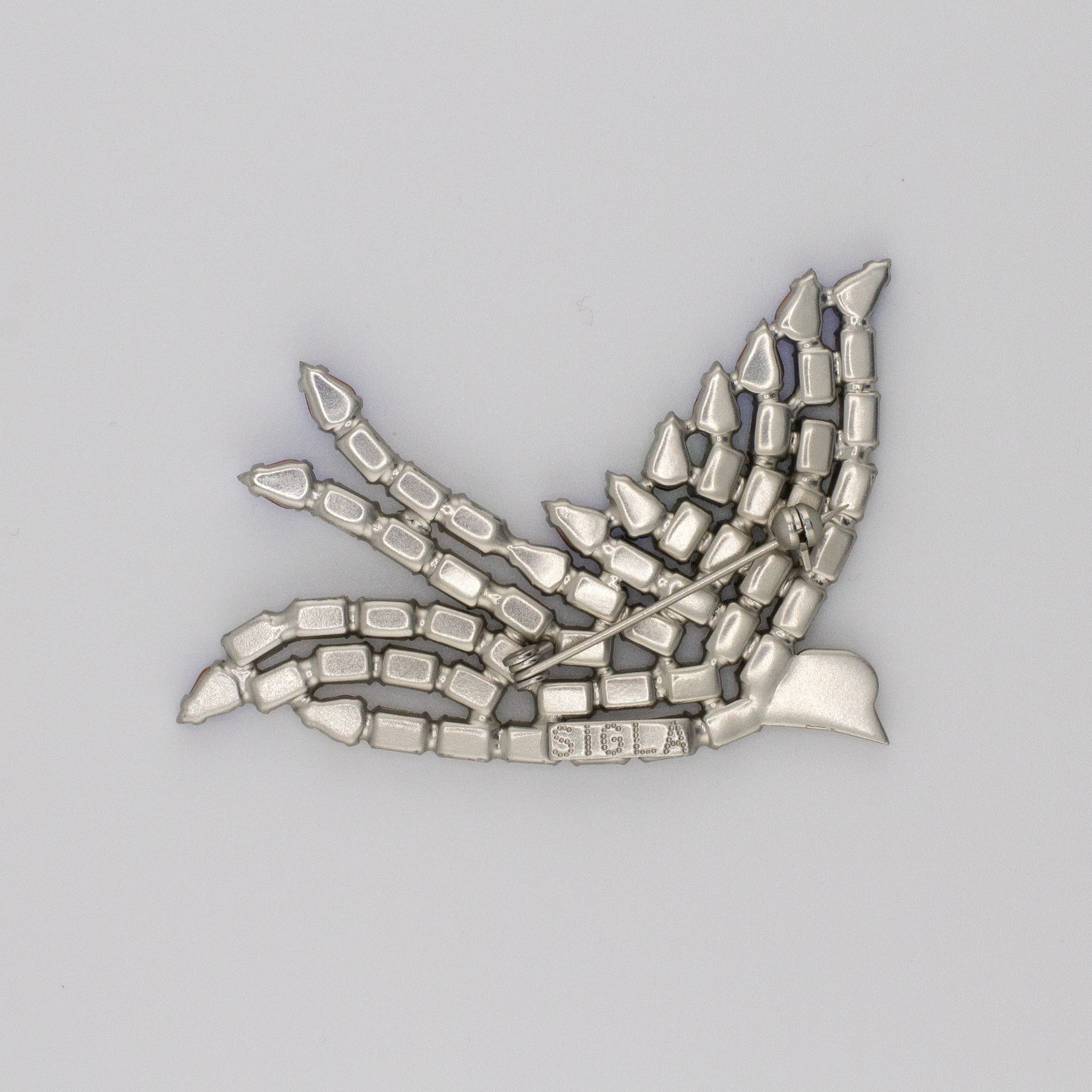 Rose Dove Brooch