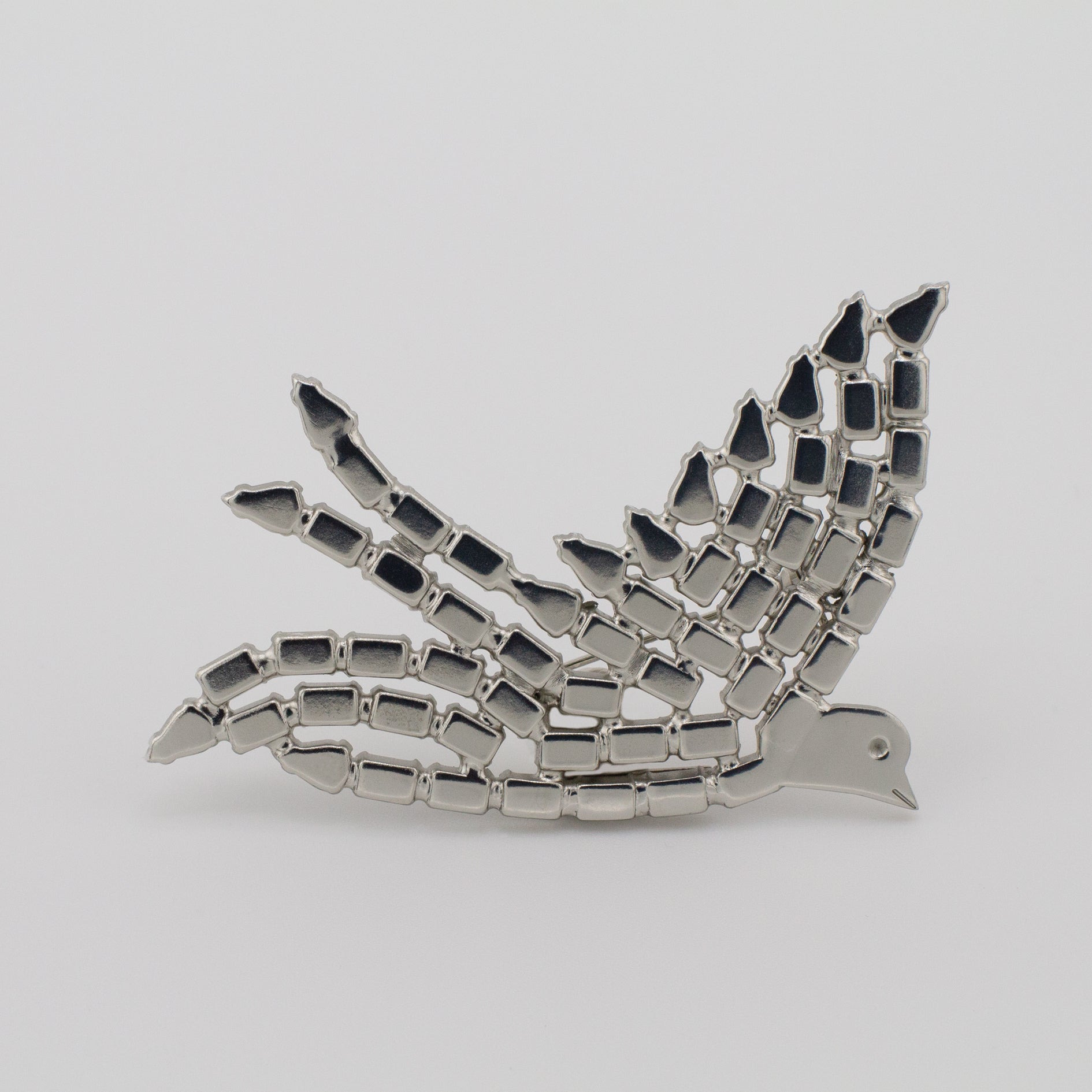 Dove Brooch in Reverse