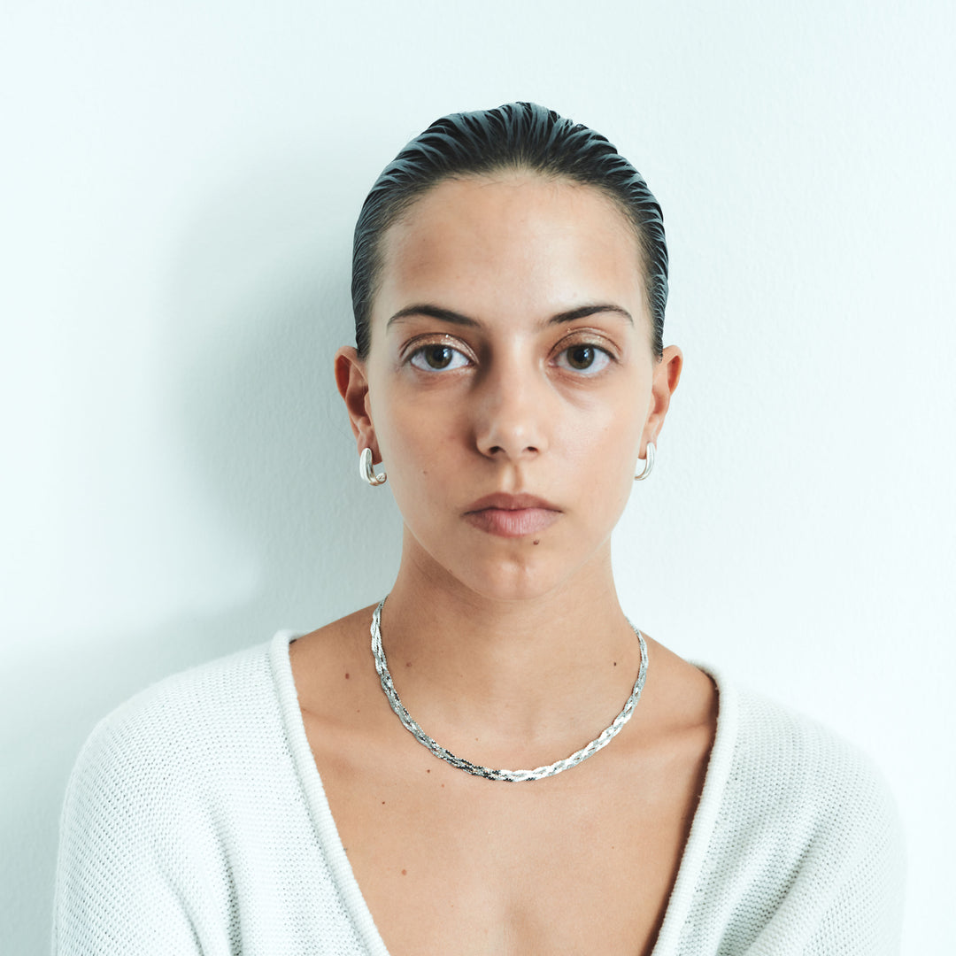Woven S-Link Chain Necklace