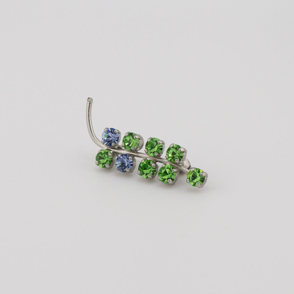 Peridot Sprig of Hope Pin