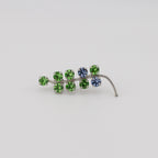 Peridot Sprig of Hope Pin