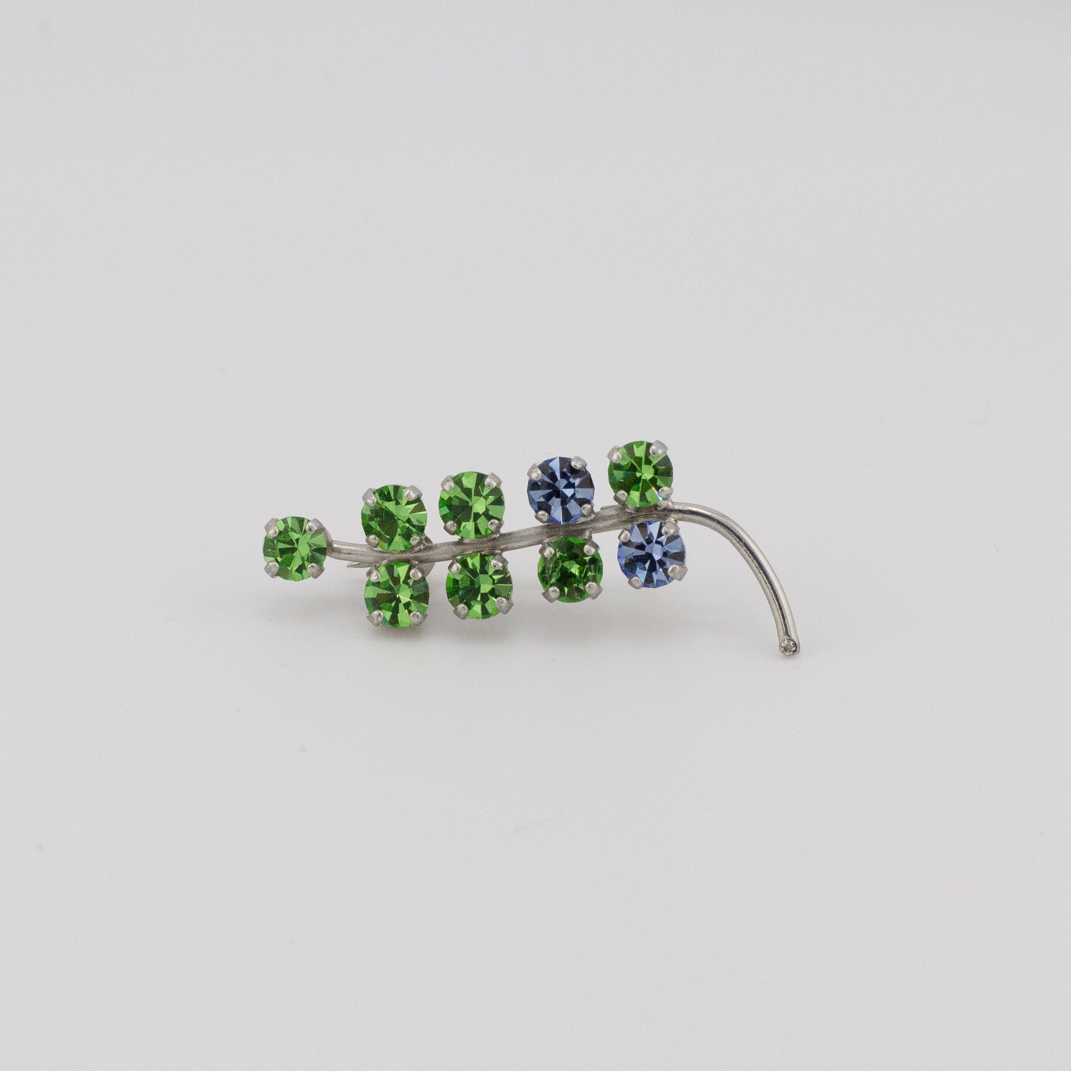 Peridot Sprig of Hope Pin