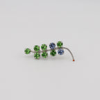 Peridot Sprig of Hope Pin
