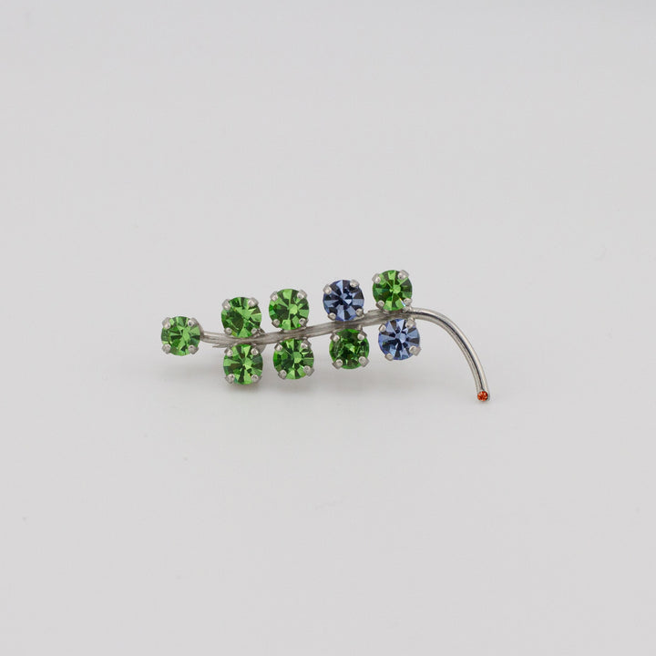 Peridot Sprig of Hope Brooch