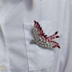 Rose Dove Brooch
