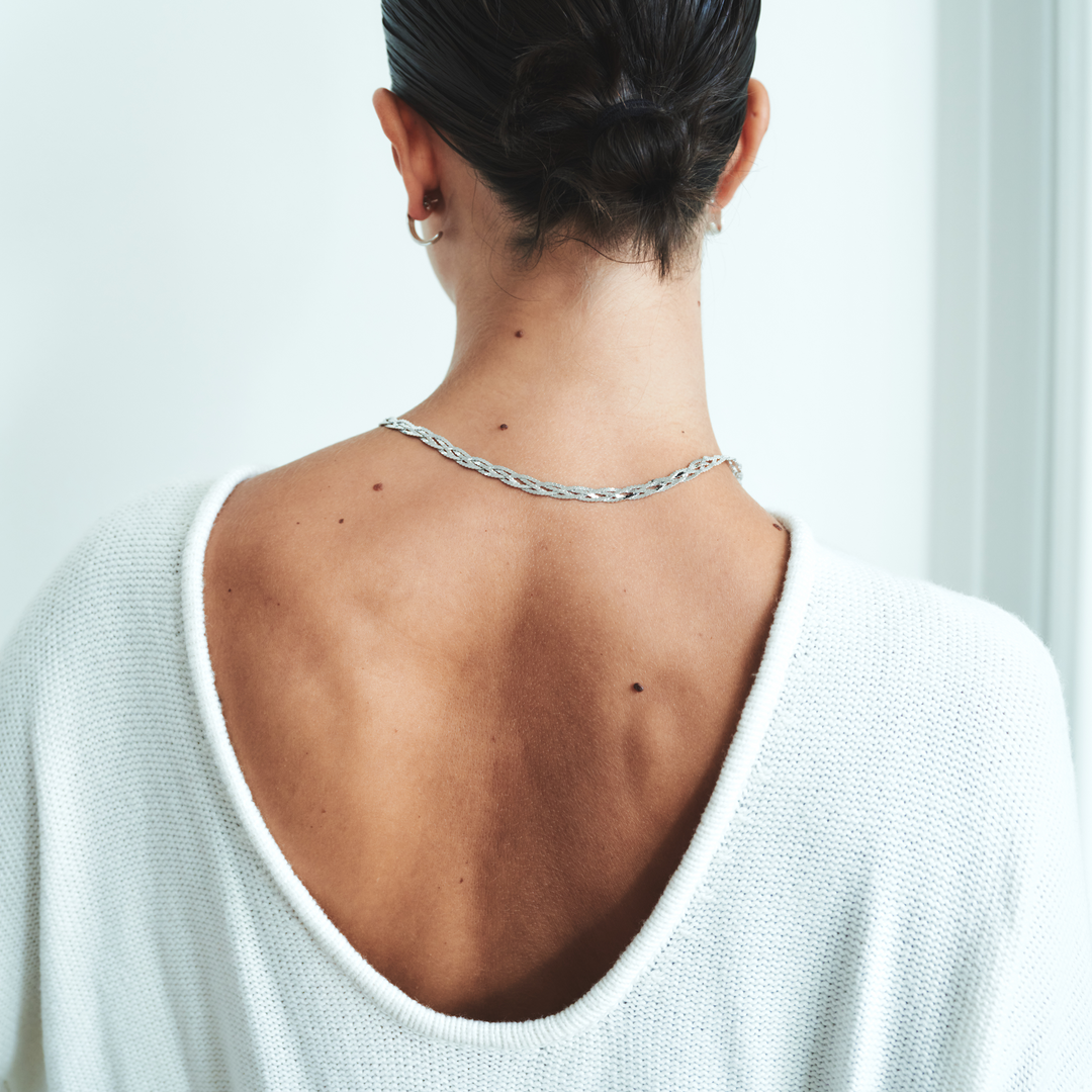 Woven S-Link Chain Necklace