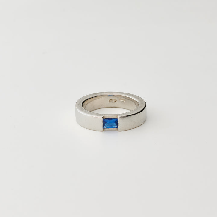Blue Deco Stacking Ring