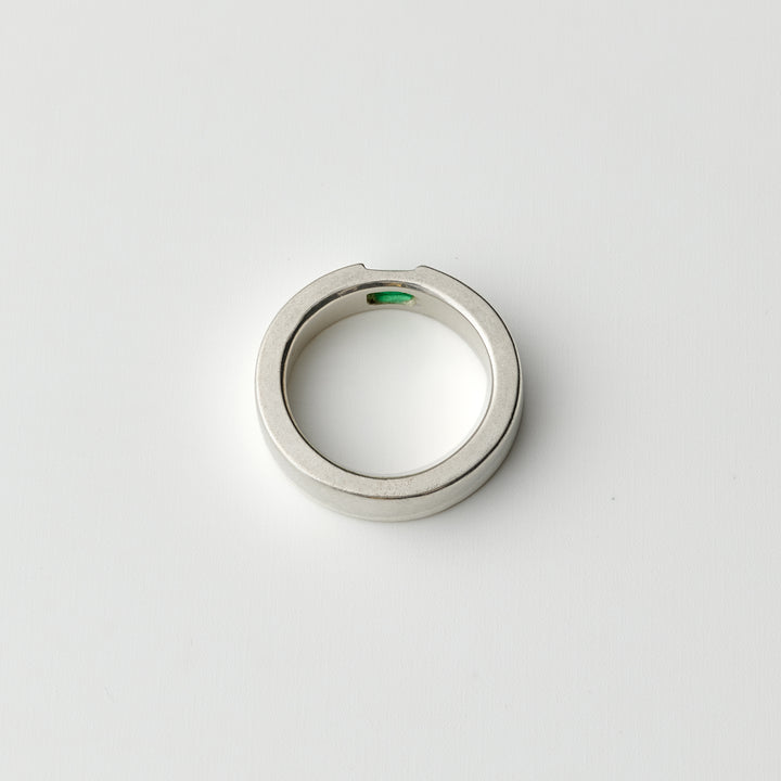 Green Deco Stacking Ring