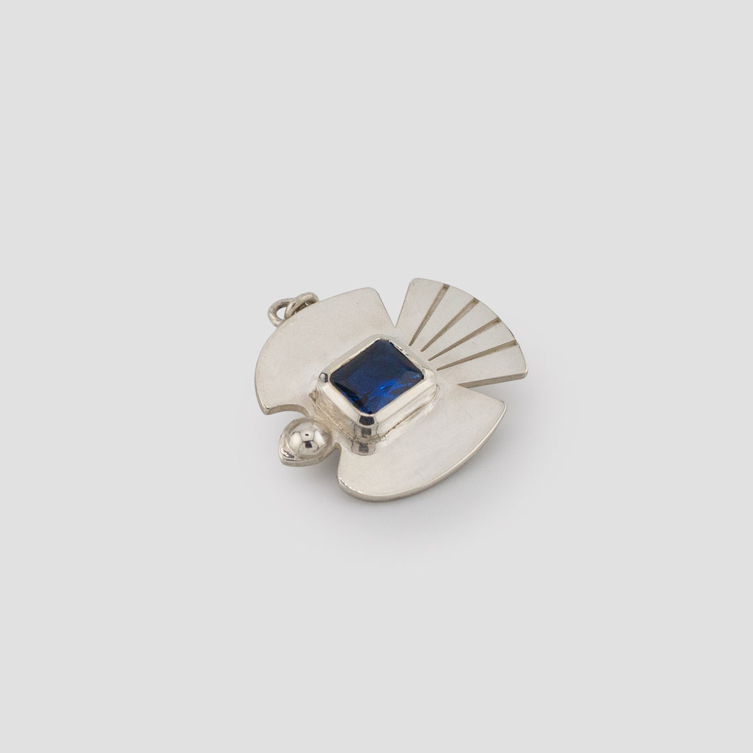 Silver Angel Dove Pendant