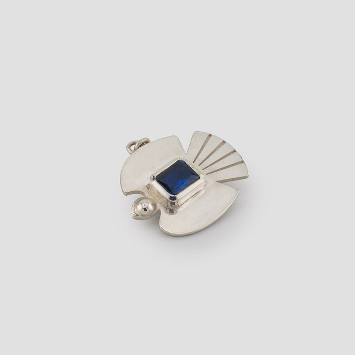 Silver Angel Dove Pendant