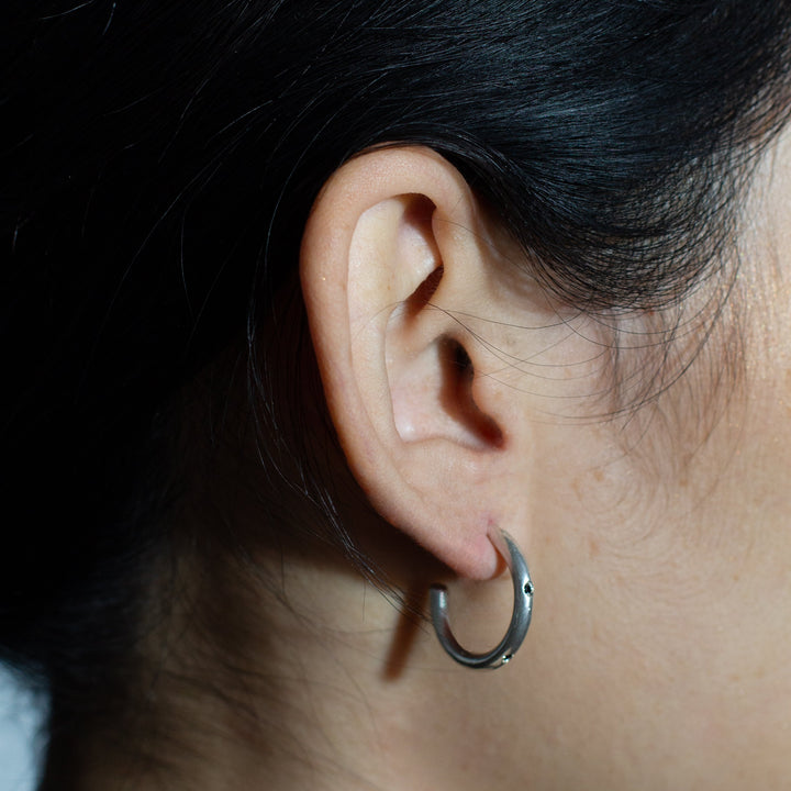 Core Silver Hoops