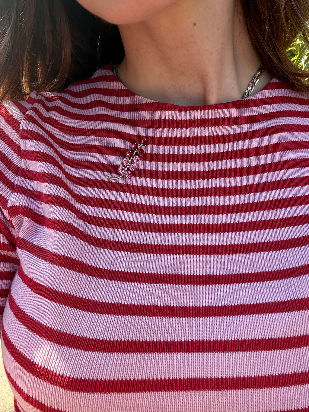 Rose Sprig of Hope Pin