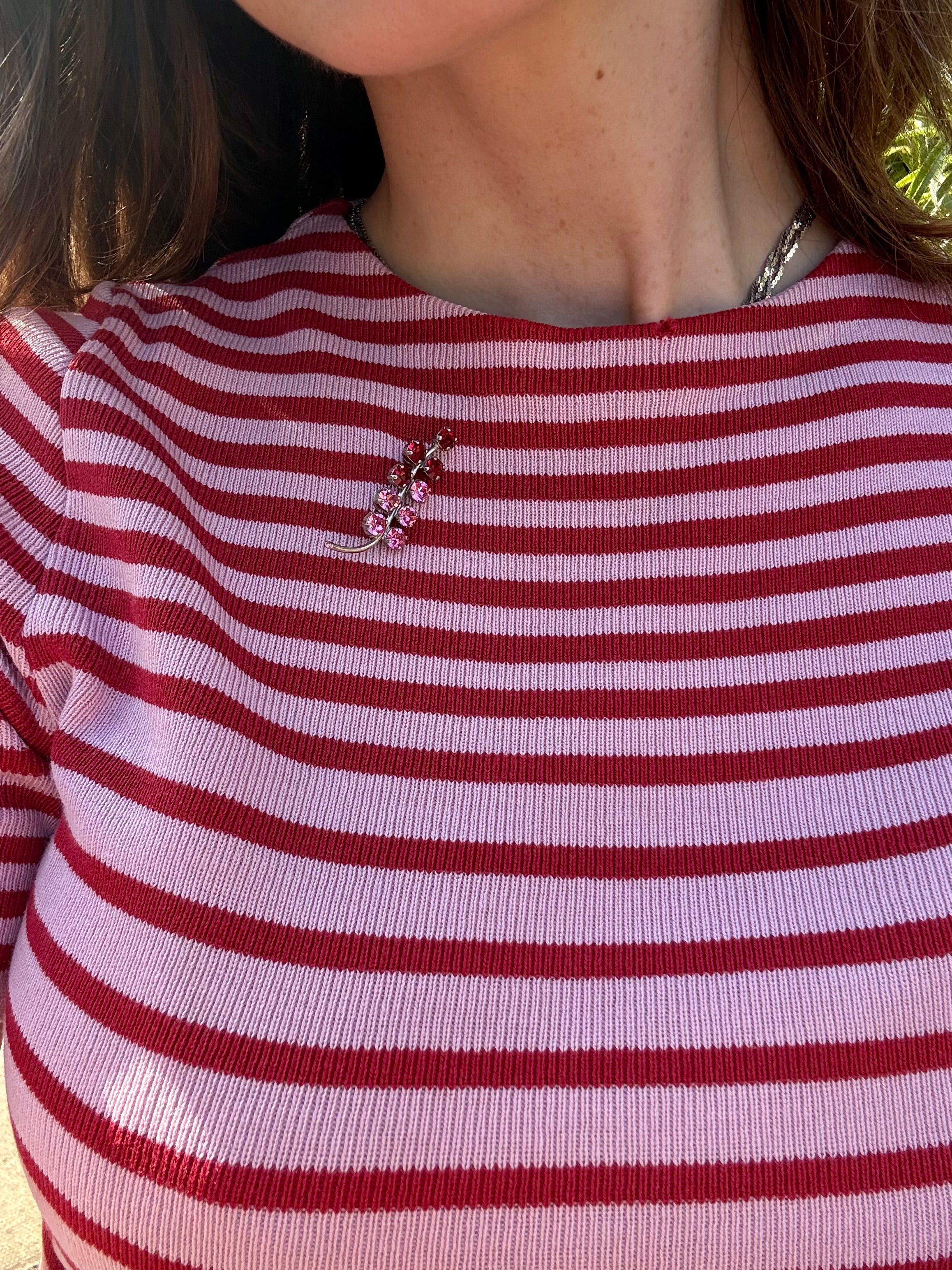 Rose Sprig of Hope Pin