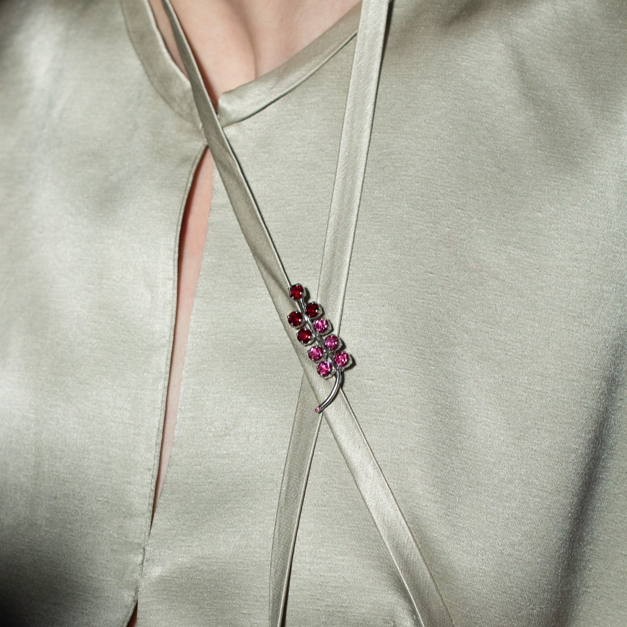 Rose Sprig of Hope Pin
