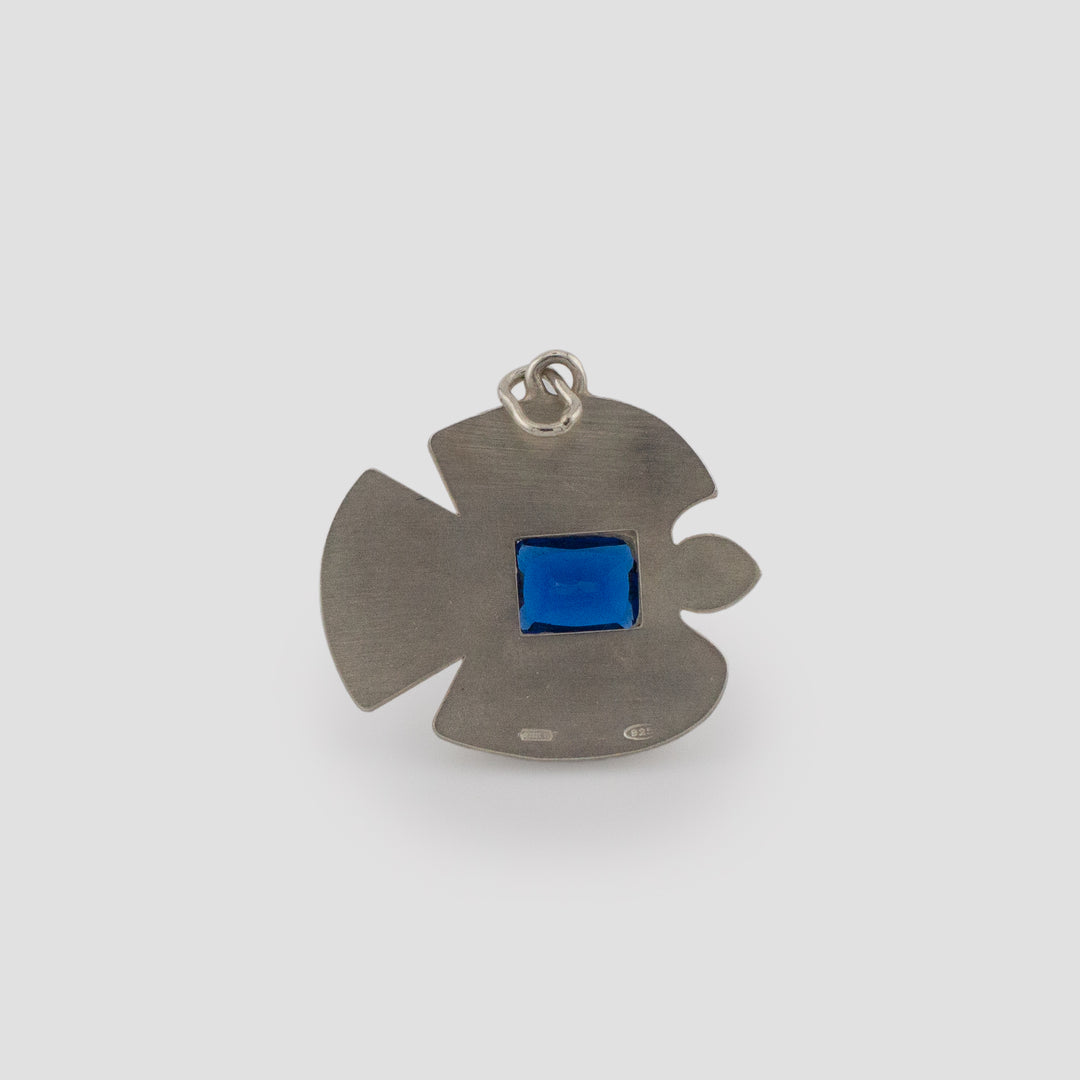 Silver Angel Dove Pendant
