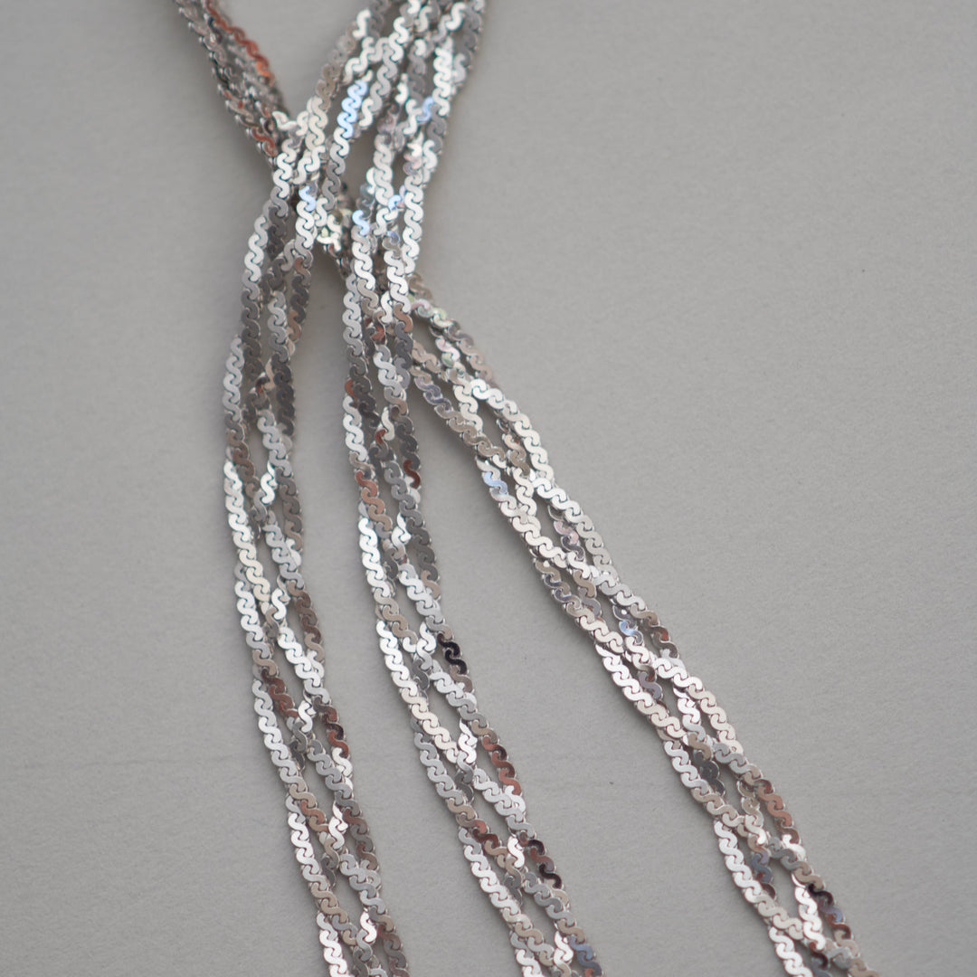 Woven S-Link Chain Bracelet