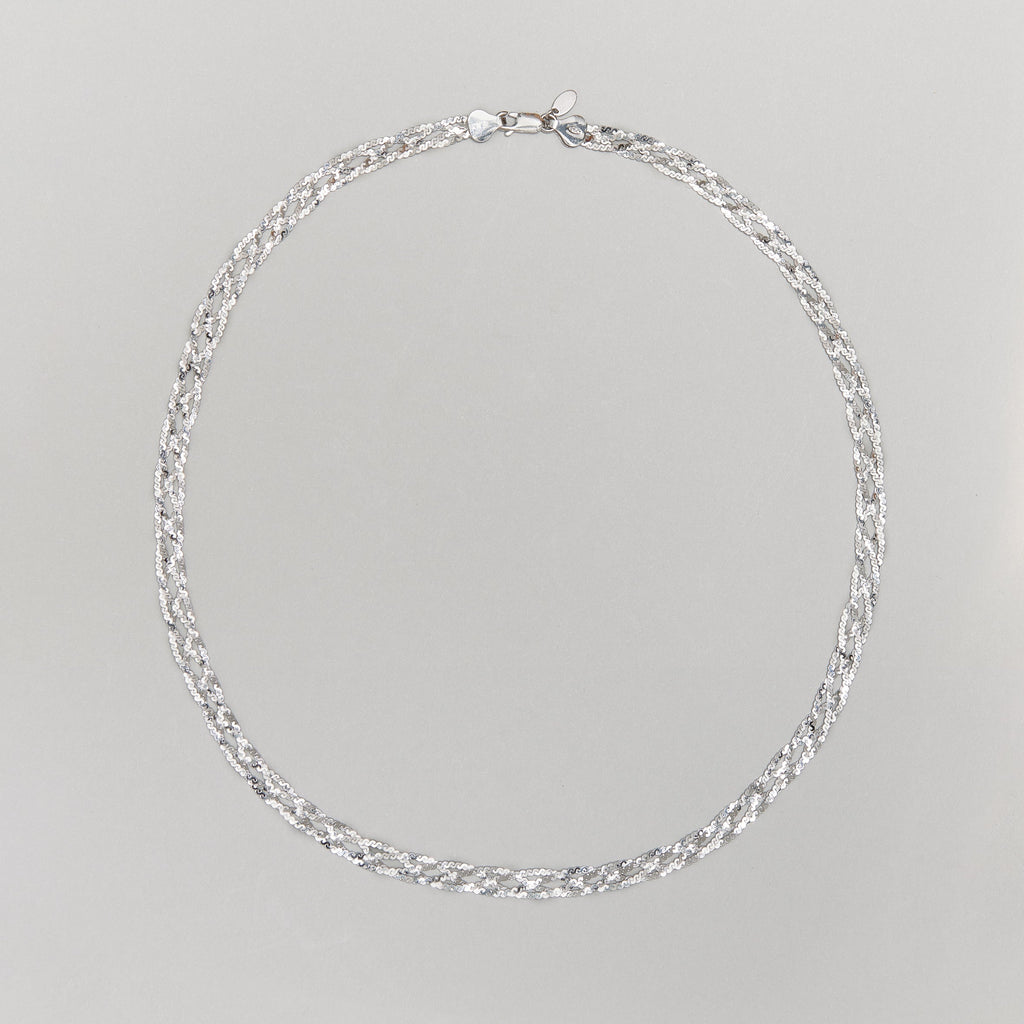 Woven S-Link Chain Necklace