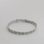 Woven S-Link Chain Bracelet