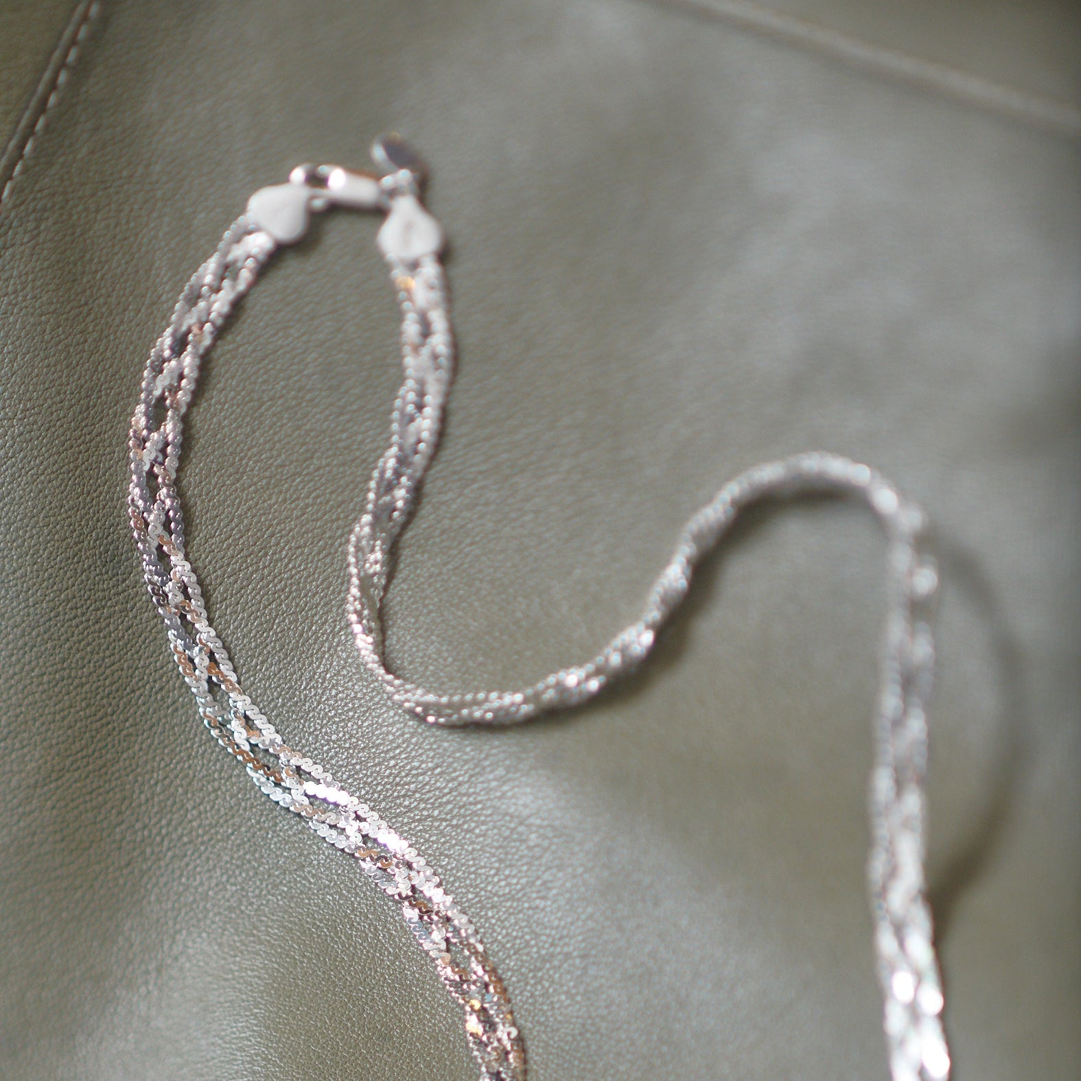 Chain Woven S-Link Necklace