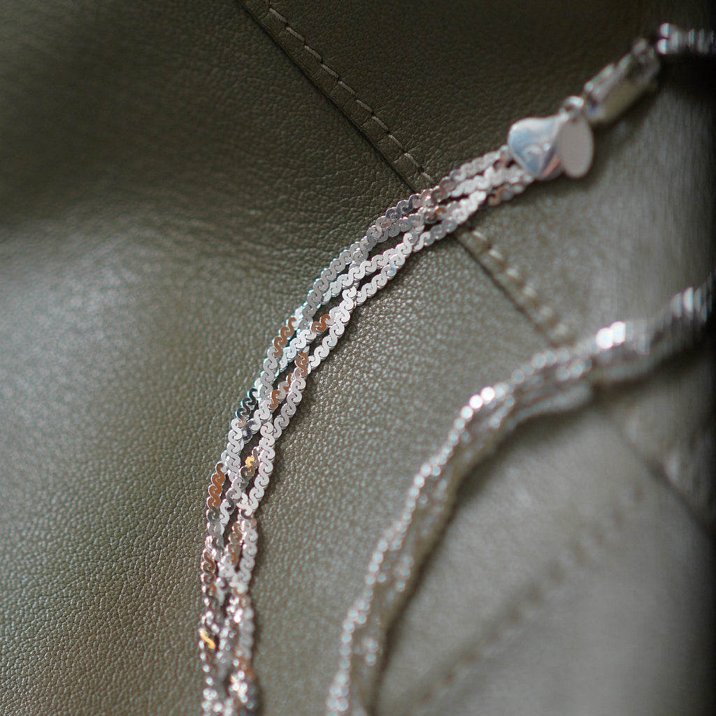 Chain Woven S-Link Necklace