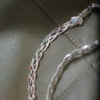 Chain Woven S-Link Necklace