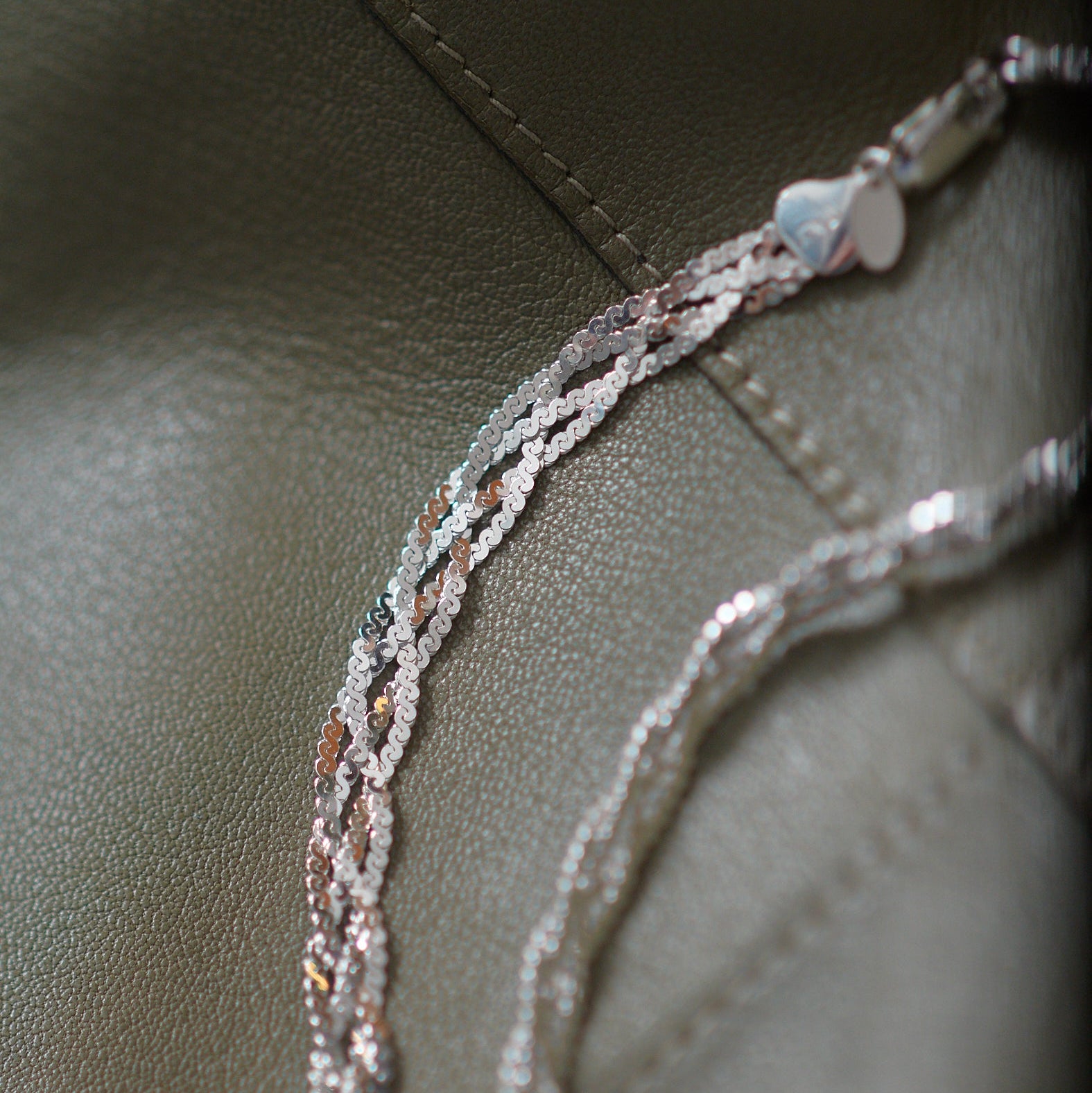 Chain Woven S-Link Necklace