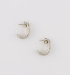 CORE Scoop Earrings w/ Alternating Stones