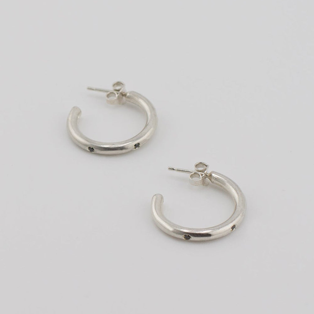 Core Silver Hoops