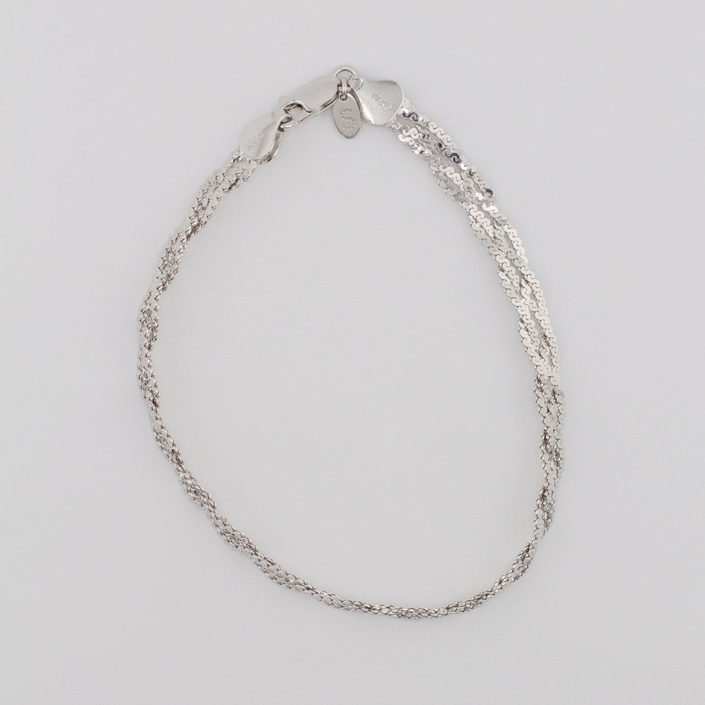 SIGLA-Link Chain Bracelet /Woven
