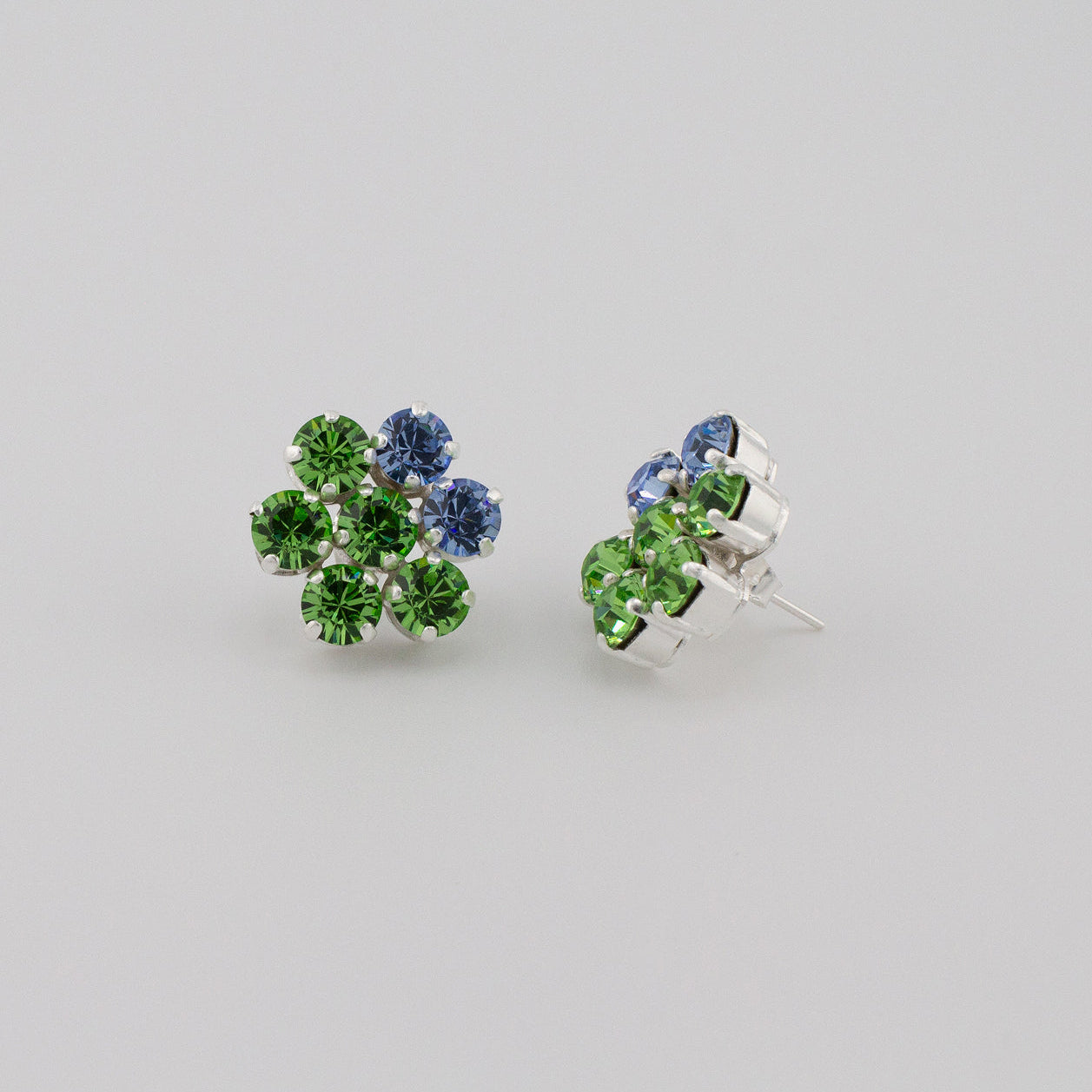 Peridot Bloom Earrings