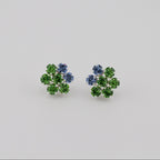 Peridot Bloom Earrings