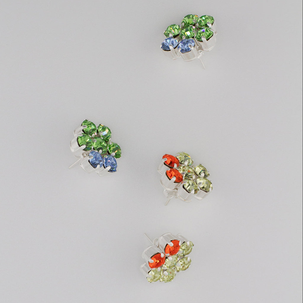 Peridot Bloom Earrings