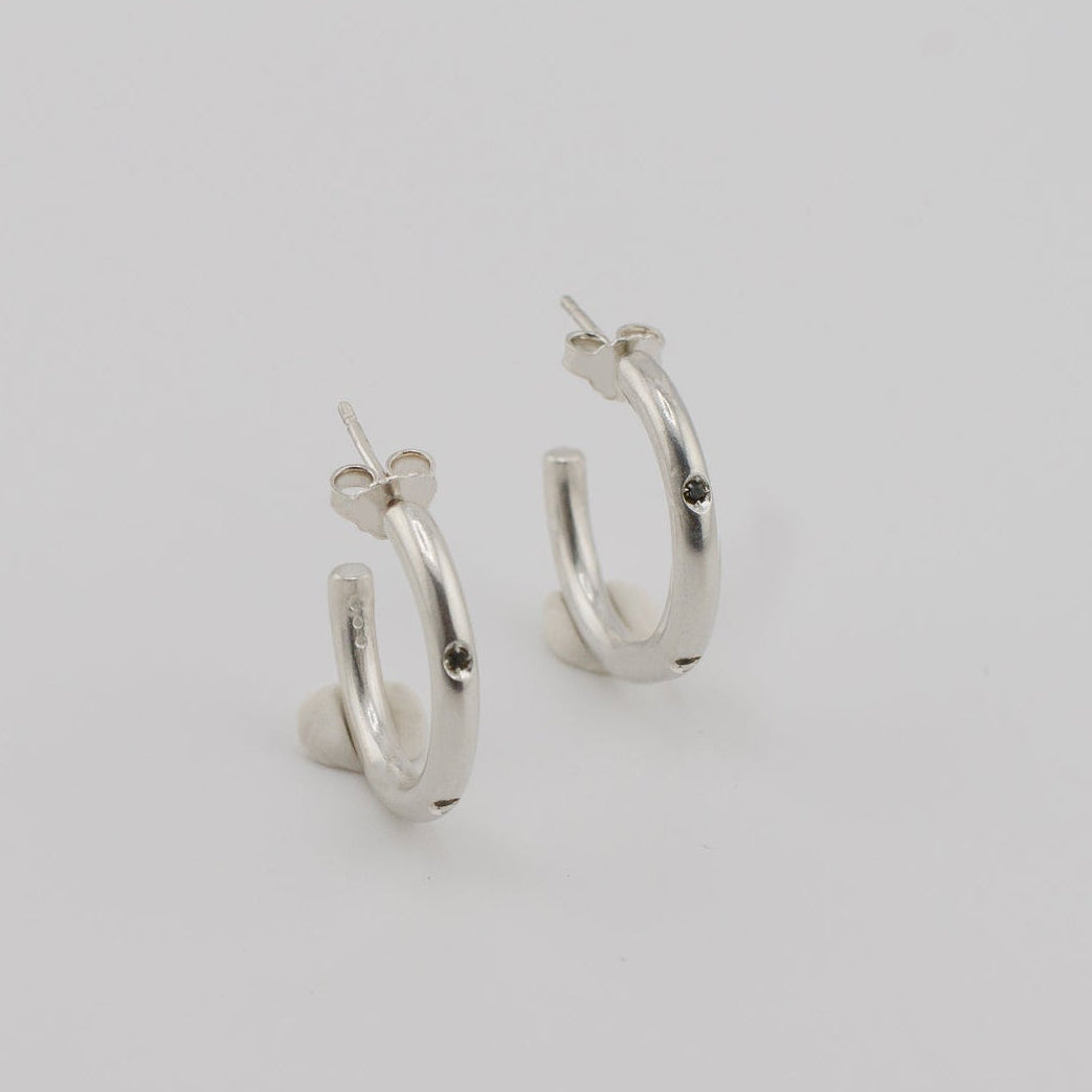 Core Silver Hoops