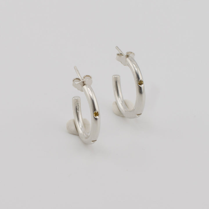 Core Silver Hoops