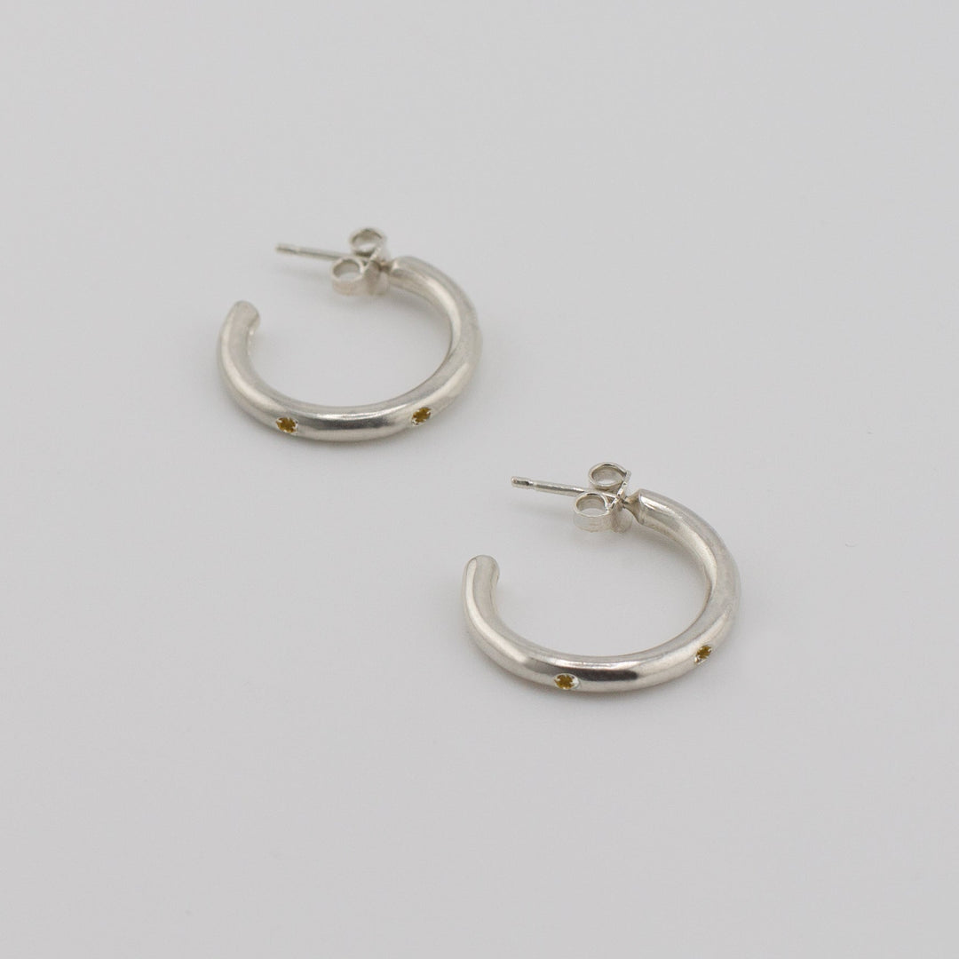 Core Silver Hoops