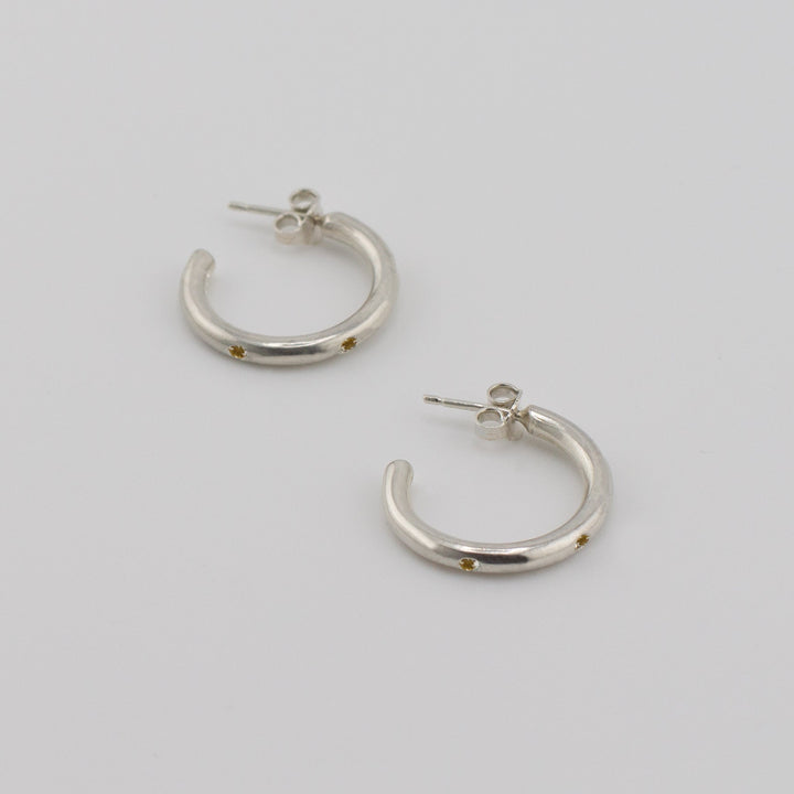 Core Silver Hoops